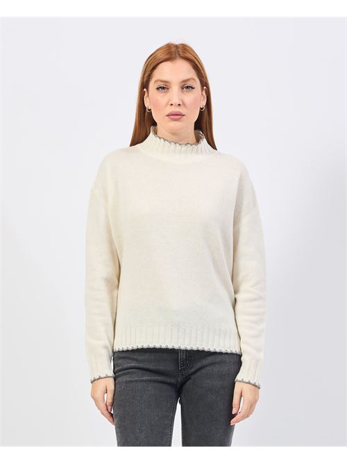 Pull col roul? Annarita N ANNARITA N | F1004YBE8207CREMA/GRIGIO